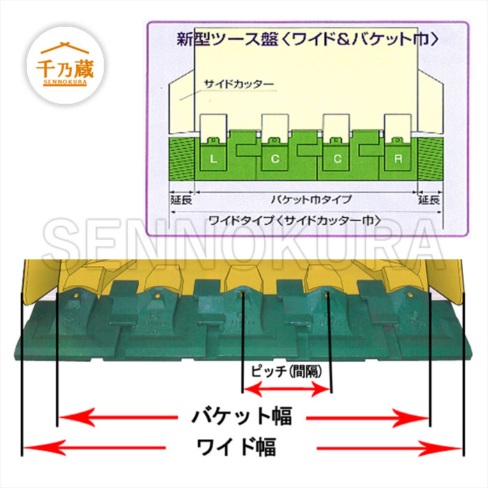【ぴーすけさん専用】一番、二番、下線 日立純正 標準バケット ZX30クラス 550幅 サイドカッター付