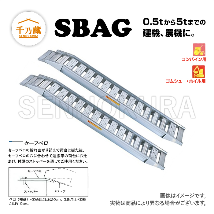 昭和ブリッジ あぜごし用SB-120-30-1.2 (1セット2本) SB型のショートタイプ フック形状:ツメ 持ち手なし 送料